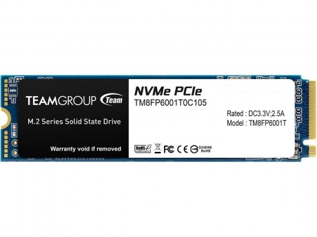 Team MP33 256GB 1600/1000MB/s NVMe PCIe Gen3x4 M.2 SSD Disk (TM8FP6256G0C101)