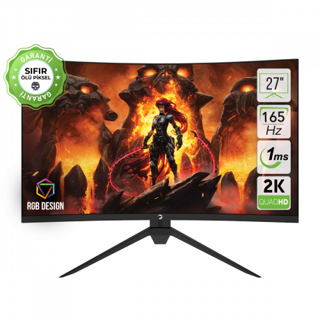 27 GAMEPOWER INTENSE X60 CURVED 1MS 165Hz MONITOR