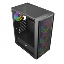 GAMEPOWER FLEX 4xARGB BLACK GAMING KASA