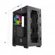 GAMEPOWER FLEX 4xARGB BLACK GAMING KASA