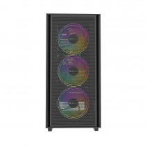GAMEPOWER FLEX 4xARGB BLACK GAMING KASA