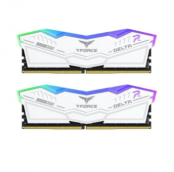 Team T-Force DELTA RGB White 32GB 2x16GB 5200Mhz DDR5 CL40 Gaming Ram (FF4D532G5200HC40CDC01)