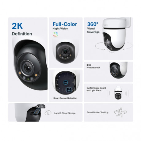TP-LINK TAPO-C510W 4MP IP PANT TILT KAMERA