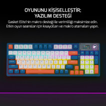 GamePower Gasket Elite X RGB Wireless/Bluetooth/Kablolu Mekanik Hot-Swap Yağlı Switch Gasket Gaming Klavye