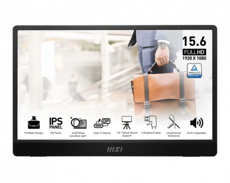 15.6 MSI PRO MP161 E2 IPS 4MS 60HZ ADAPTIVE-SYNC PORTATİF