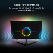 24 GAMEPOWER VIVID F10 CURVED 1MS 120Hz MONITOR