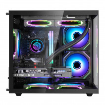SEGOTEP Brave W1 Siyah 750W 80+ Bronze PCIE 5.0 Midi Tower Kasa (ARGB Fan)
