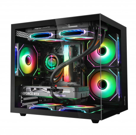 SEGOTEP Brave W1 Siyah 750W 80+ Bronze PCIE 5.0 Midi Tower Kasa (ARGB Fan)