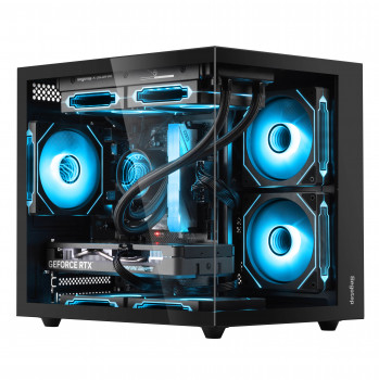 SEGOTEP Brave W1 Siyah 750W 80+ Bronze PCIE 5.0 Midi Tower Kasa (ARGB Fan)