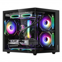 SEGOTEP Brave W1 Siyah 750W 80+ Bronze PCIE 5.0 Midi Tower Kasa (ARGB Fan)