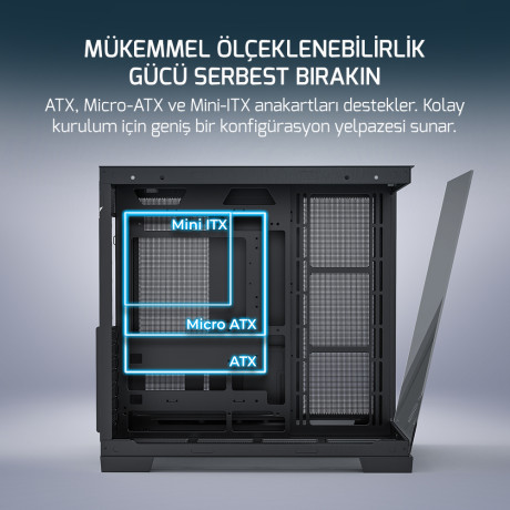 GAMEPOWER WARCRY PULSE 4X ARGB GAMING KASA 850W
