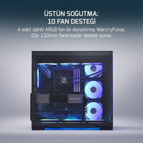 GAMEPOWER WARCRY PULSE 4X ARGB GAMING KASA 850W