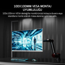 27 GAMEPOWER VIVID F20 CURVED 144Hz MONITOR WHITE
