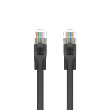 UNITEK CAT6 PATCH KABLO 15MT FLAT 1GBPS, SİYAH (C1814GBK)