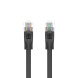 UNITEK CAT6 PATCH KABLO 3MT FLAT 1GBPS, SİYAH (C1811GBK)