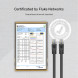 UNITEK CAT6 PATCH KABLO 3MT FLAT 1GBPS, SİYAH (C1811GBK)