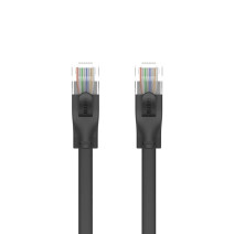 UNITEK CAT6 PATCH KABLO 2MT FLAT 1GBPS, SİYAH (C1810GBK)