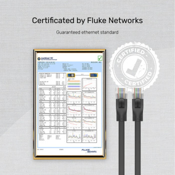 UNITEK CAT6 PATCH KABLO 2MT FLAT 1GBPS, SİYAH (C1810GBK)