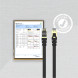 UNITEK CAT7 PATCH KABLO 10MT FLAT 10GBPS (C1897BK-10M)