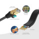 UNITEK CAT7 PATCH KABLO 2MT FLAT 10GBPS (C1897BK-2M)