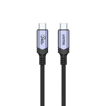 UNITEK TYPE-C HIZLI ŞARJ KABLOSU 2MT 240W (C14110GY-2M)