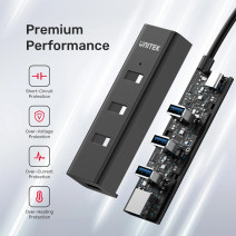 UNITEK TYPE-C TO 4 PORT USB 3.0 + TYPE-C (Y-3089Z01)