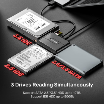 UNITEK USB3.0 TO IDE + SATA II DÖNÜŞTÜRÜCÜ  (Y-3324)