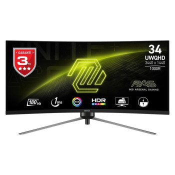 34 MSI MAG 345CQR VA WQHD 1MS 180HZ CURVED 