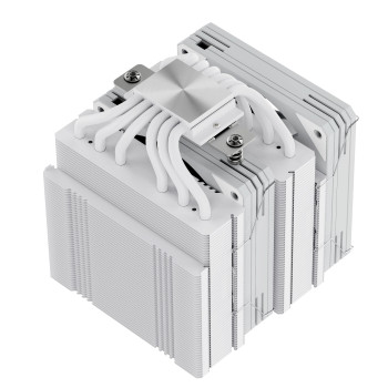 SEGOTEP MU HT6 Beyaz 2x120mm ARGB Hava Soğutucu