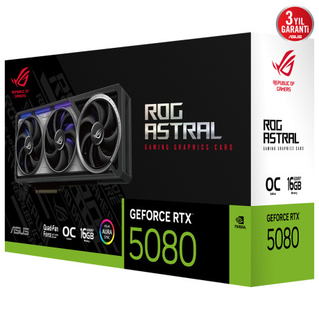 ASUS ROG-ASTRAL-RTX5080-O16G-GAMIN EKRAN KARTI