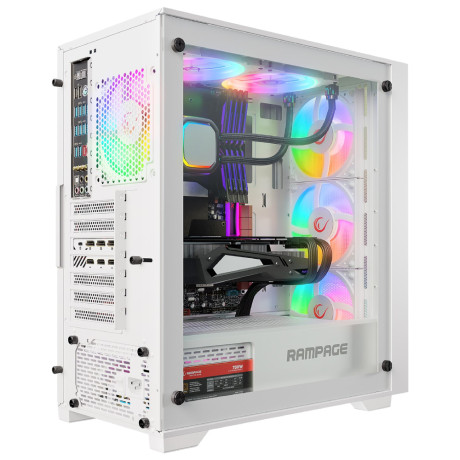 RAMPAGE VOYAGER 750W 80+ BRONZE BEYAZ GAMİNG KASA