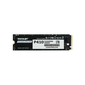Patriot P410 1TB 5000/4500MB/s PCIe Gen4 x4 NVMe 1.4 M.2 SSD Disk (P410P1TBM28H)