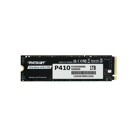 Patriot P410 1TB 5000/4500MB/s PCIe Gen4 x4 NVMe 1.4 M.2 SSD Disk (P410P1TBM28H)