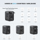 Unitek 65W Universal Travel Adaptör (P1122ABK01)