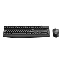 PHILIPS KABLOLU  KLAVYE&MOUSE SET SPT6237B SİYAH